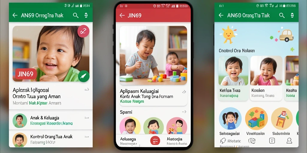 Tampilan antarmuka JIN69 yang ramah pengguna untuk kontrol orang tua.