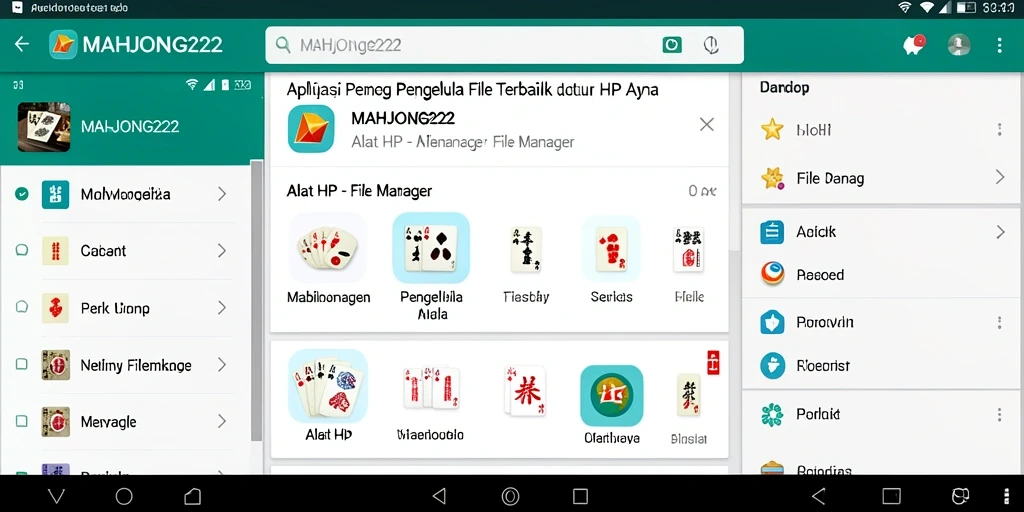 Antarmuka pengguna MAHJONG222 yang sederhana dan fungsional untuk mengelola file.